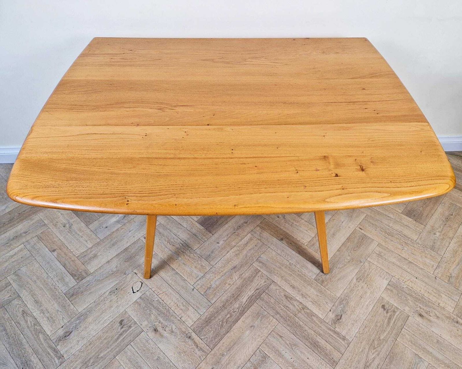 Ercol Windsor Mid Century Solid Elm Danish Design Drop Leaf Table & Chair Set photo buy