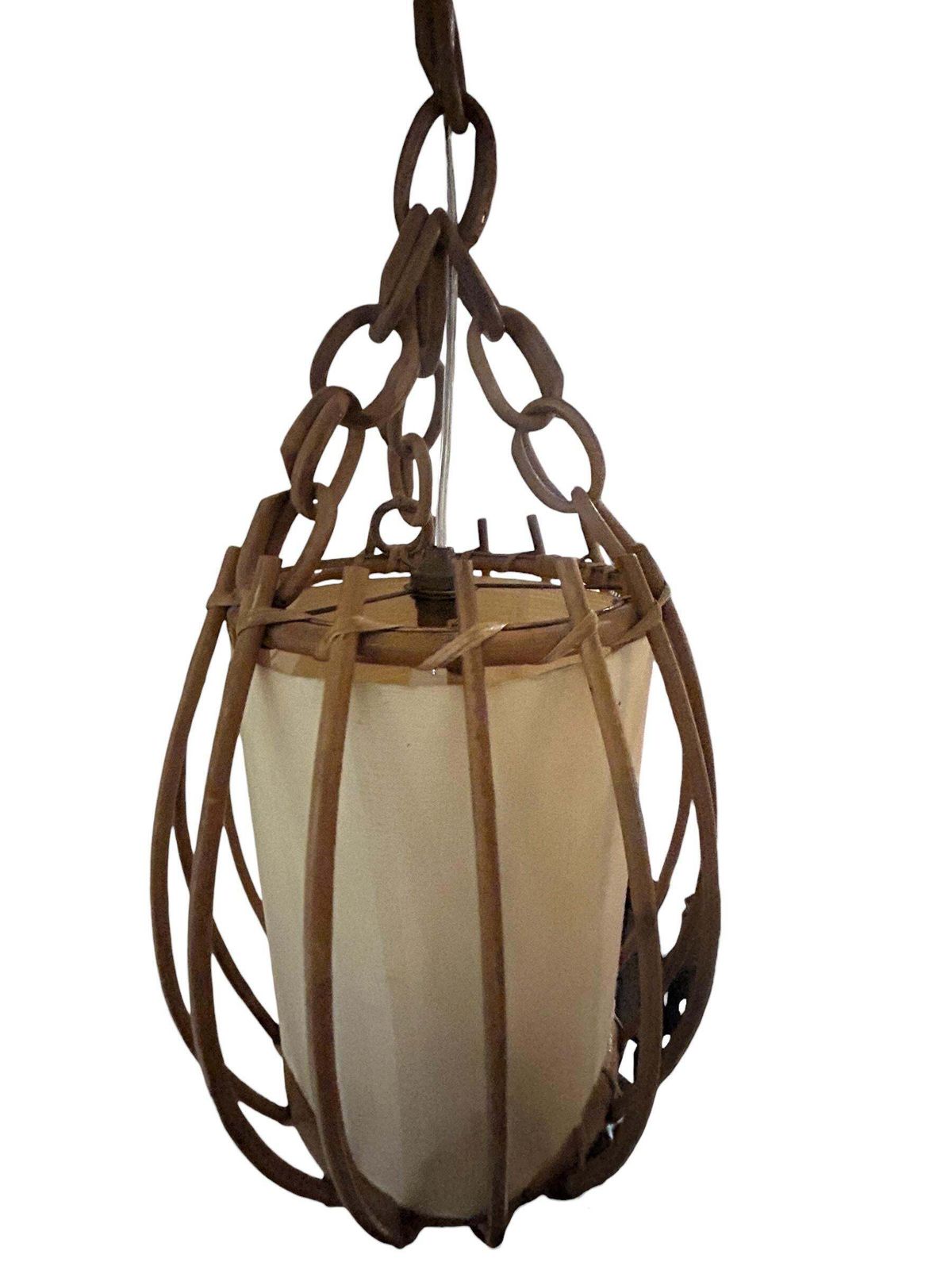 Louis Sognot Rattan Ceiling Pendant Light photo buy