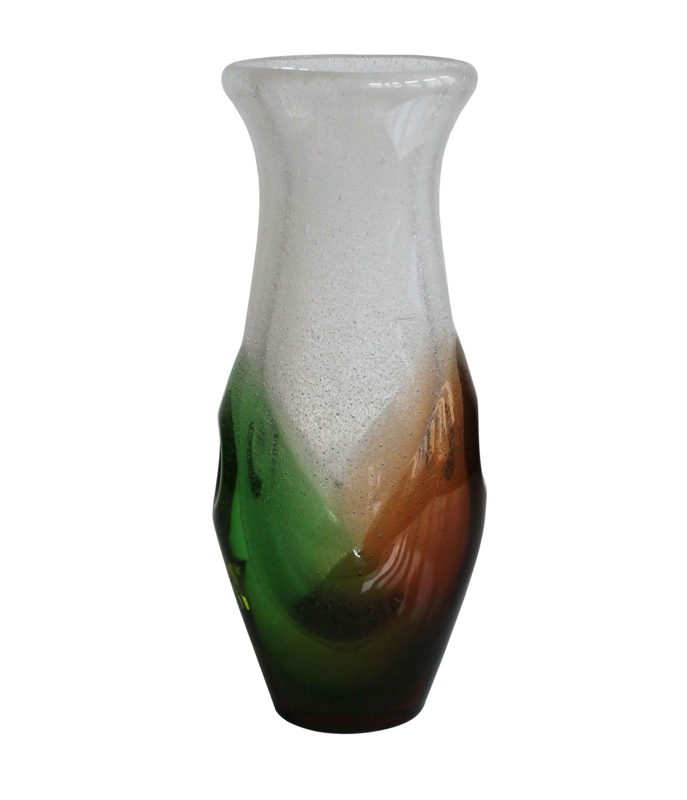 1970s Art Glass Vase By Frantisek Spinar   Model 7609/23