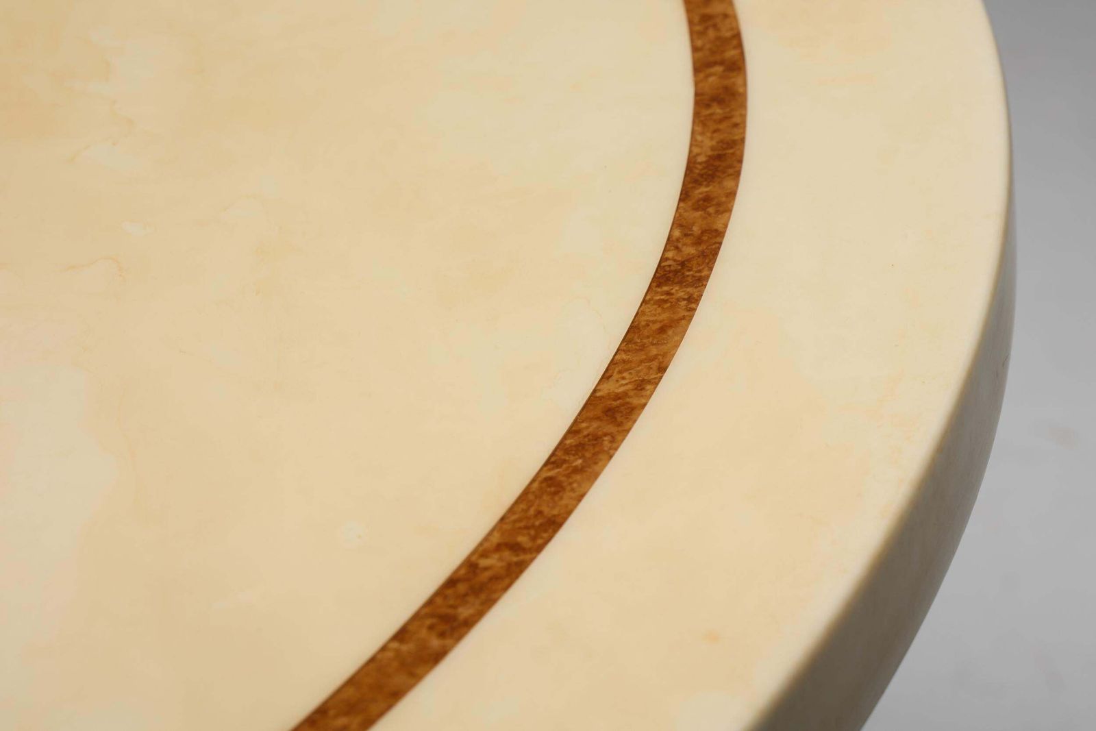 photo buy Faux Marble Lacquered Table By Jean Claude Mahey, France, 1970s