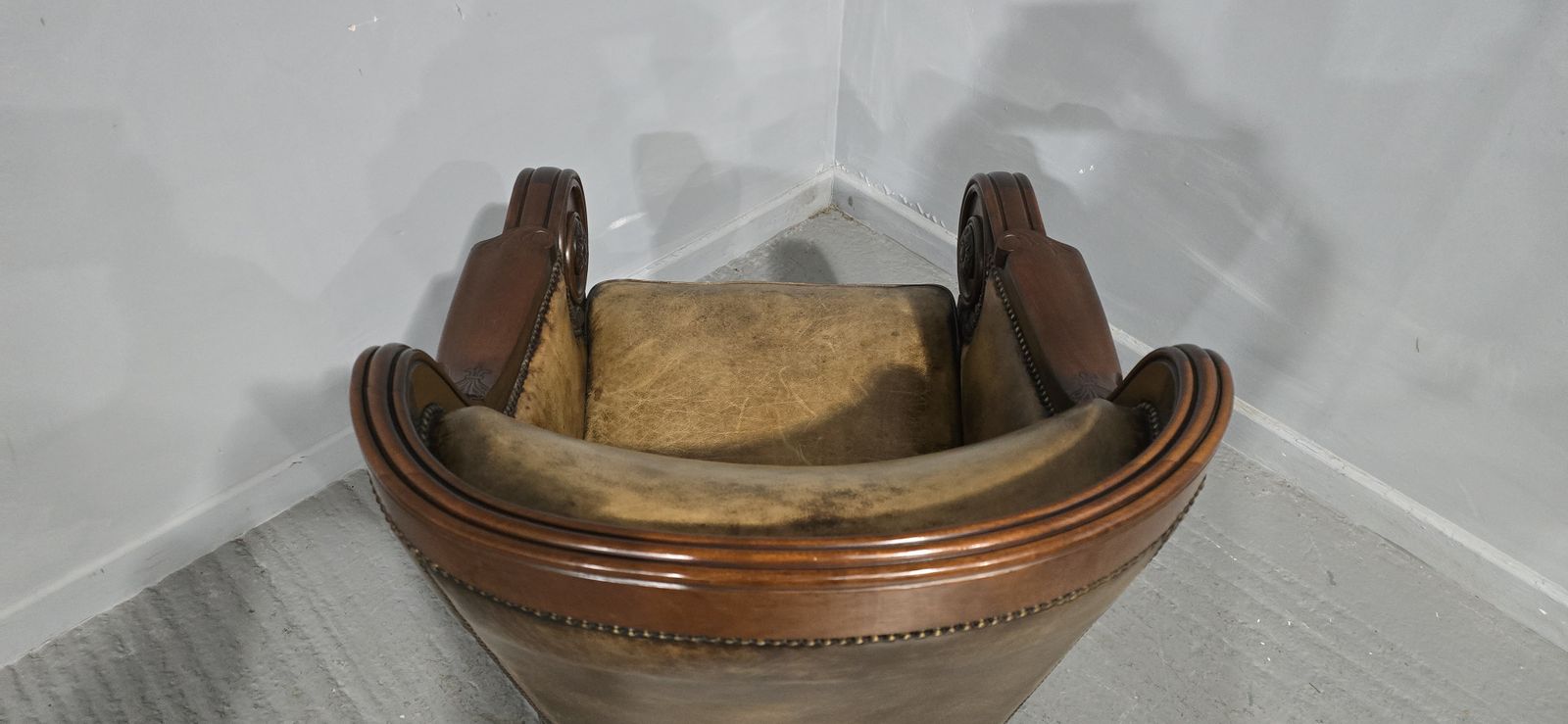 Furniture Outstanding Library Chair In The Manner Of George Bullock photo