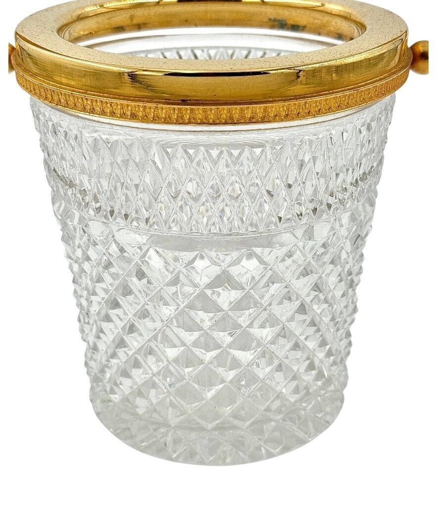 photo vinterior A 1960s Val Saint Lambert Crystal And Glit Ice Bucket