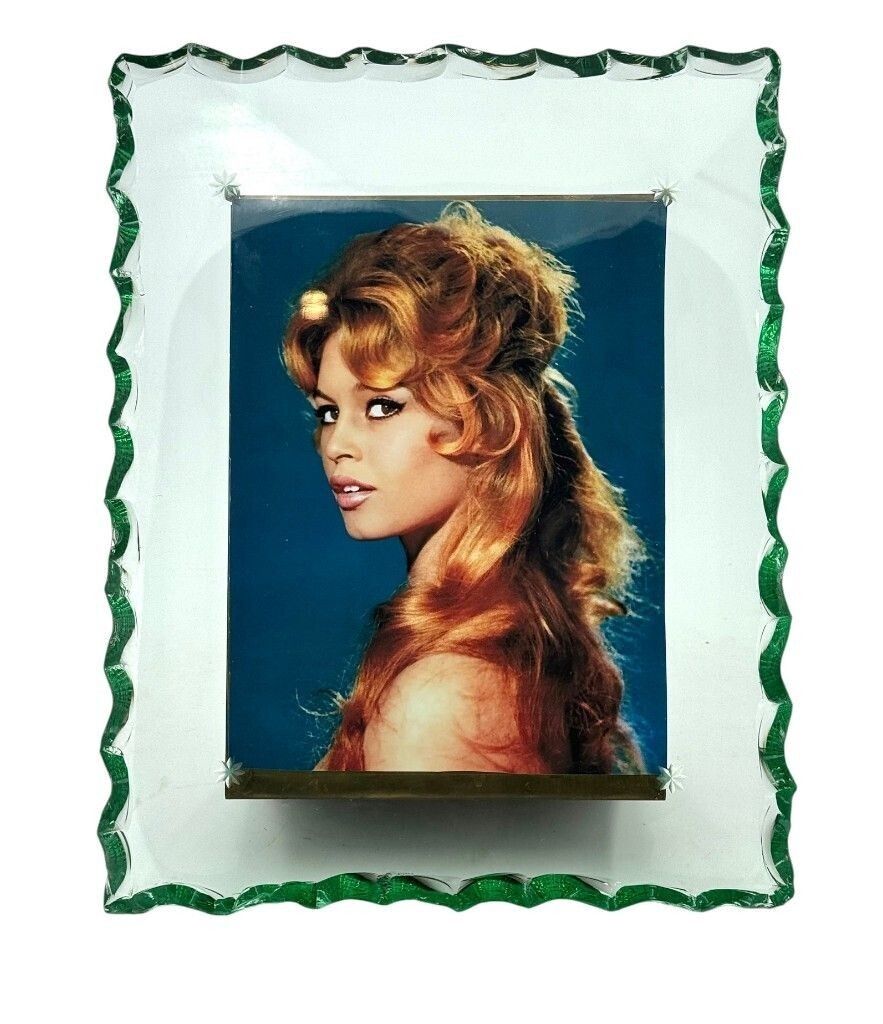 A 1930s Glass And Brass Picture Frame Attributed To Pietro Chiesa For Fontana Arte photo 2150.0