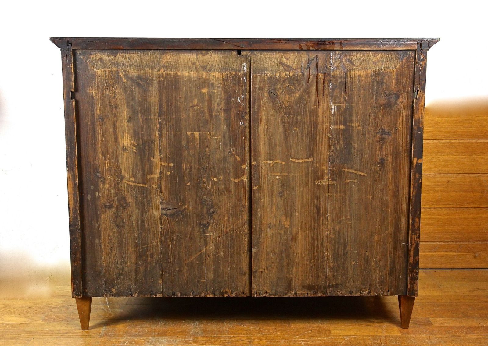 6100.0 19th Century Biedemeier Nutwood Commode/ Trumeau , Austria Circa 1825 photo