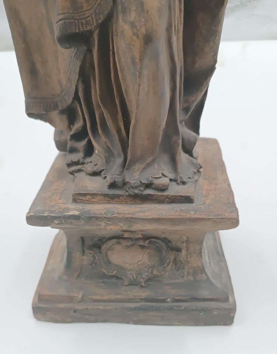 photo furniture 18th Century Terracotta Sculpture St. Petronius Emilian School (Italy)