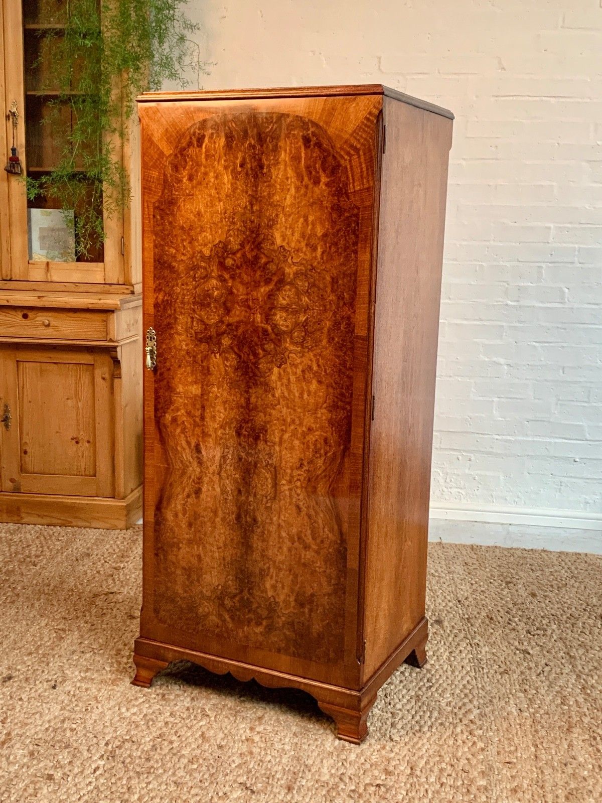 Art Deco Tallboy / Gentleman’s Wardrobe – C. 1930s–1950s
