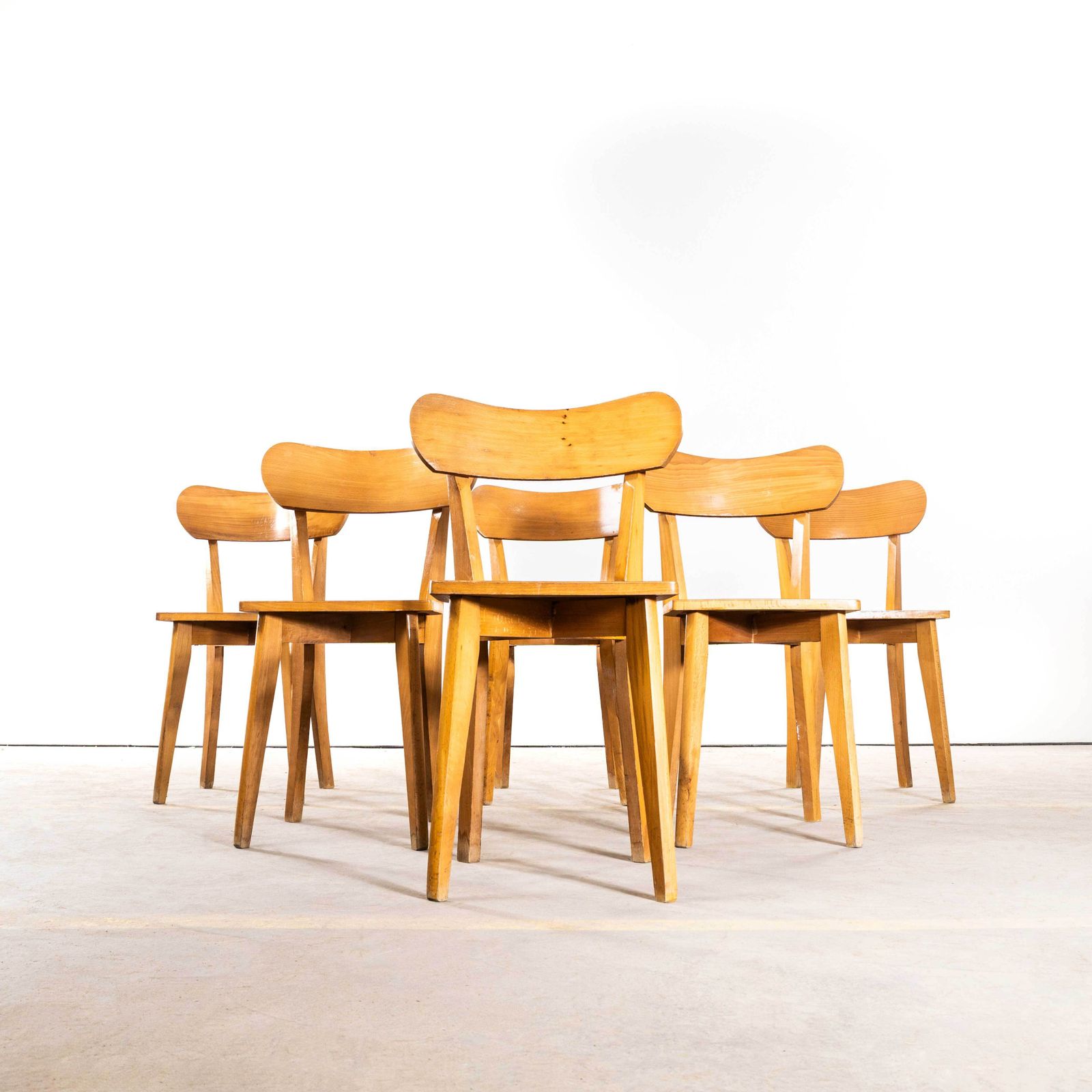 1950’s French Luterma Chapel Bentwood Dining Chairs   Set Of Four photo buy