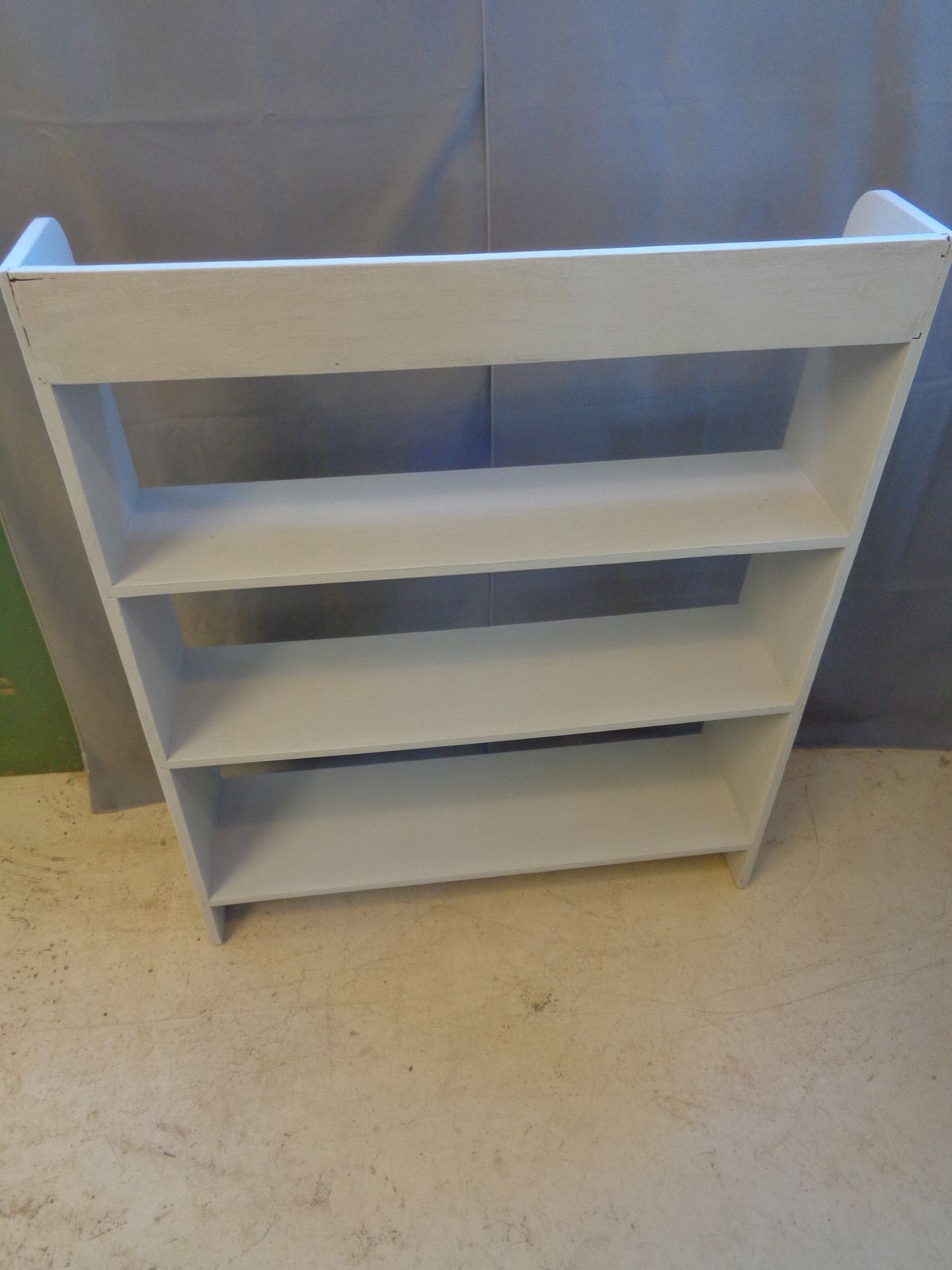 Painted Waterfall Bookcase   4 Shelves photo buy