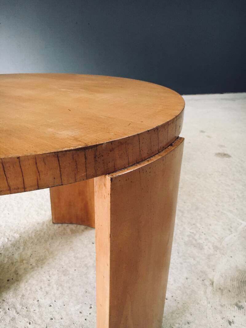 Art Deco Low Side Table, 1930's France photo vintage
