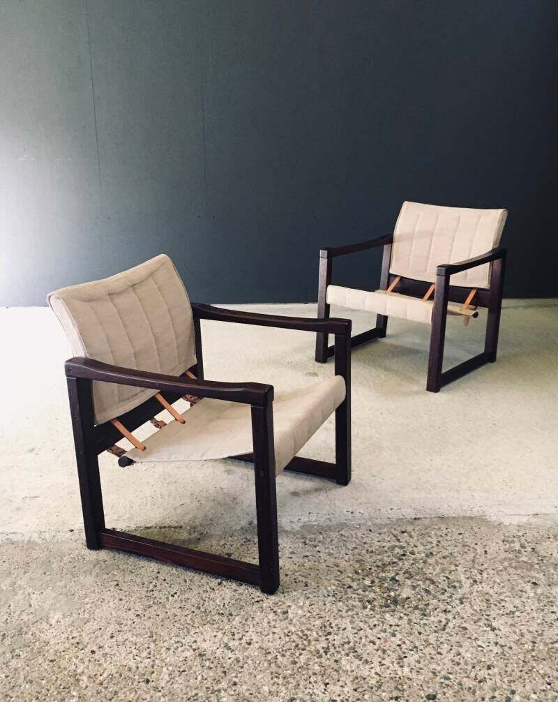 "Diana" Safari Lounge Chair Set, Ontwerp Karin Mobring Voor Ikea, Jaren 1970 photo vinterior