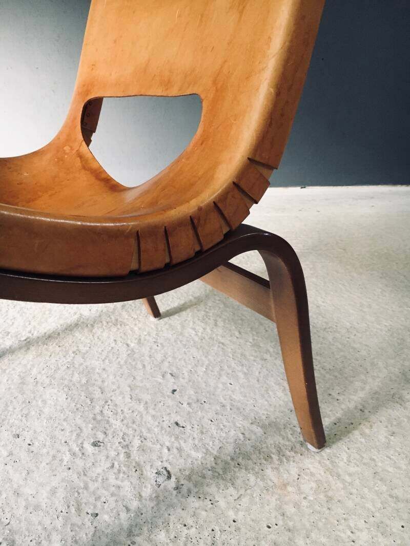 photo vinterior Scandinavisch Design 'Eva' Fauteuil Van Bruno Mathsson, Zweden, Ca. Jaren 1960
