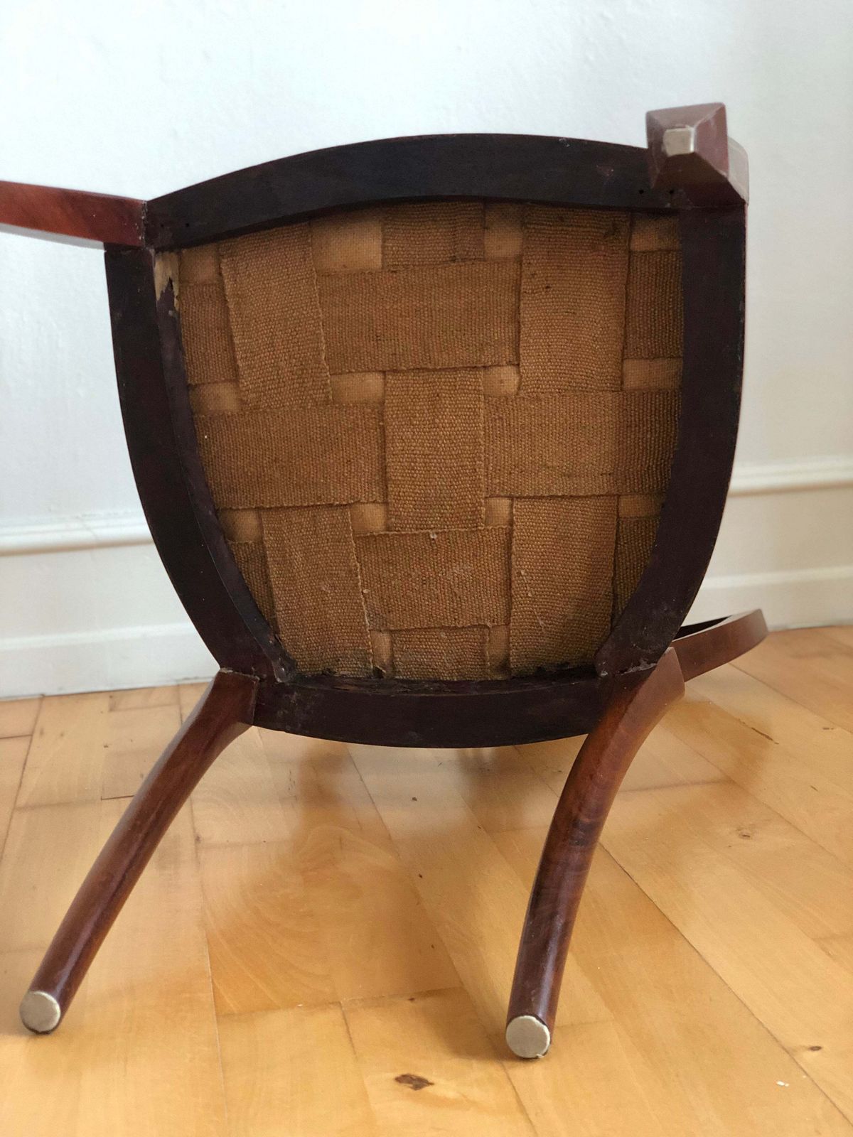 photo vintage Pair Of Antique Mahogany Hepplewhite Revival Chairs Denmark 1900s