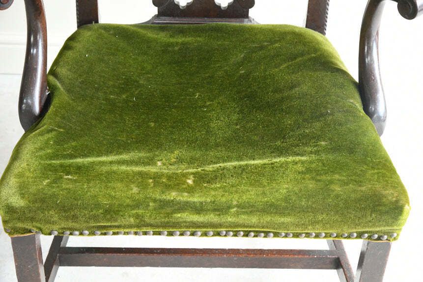 Antique Georgian Mahogany Armchair photo vinterior