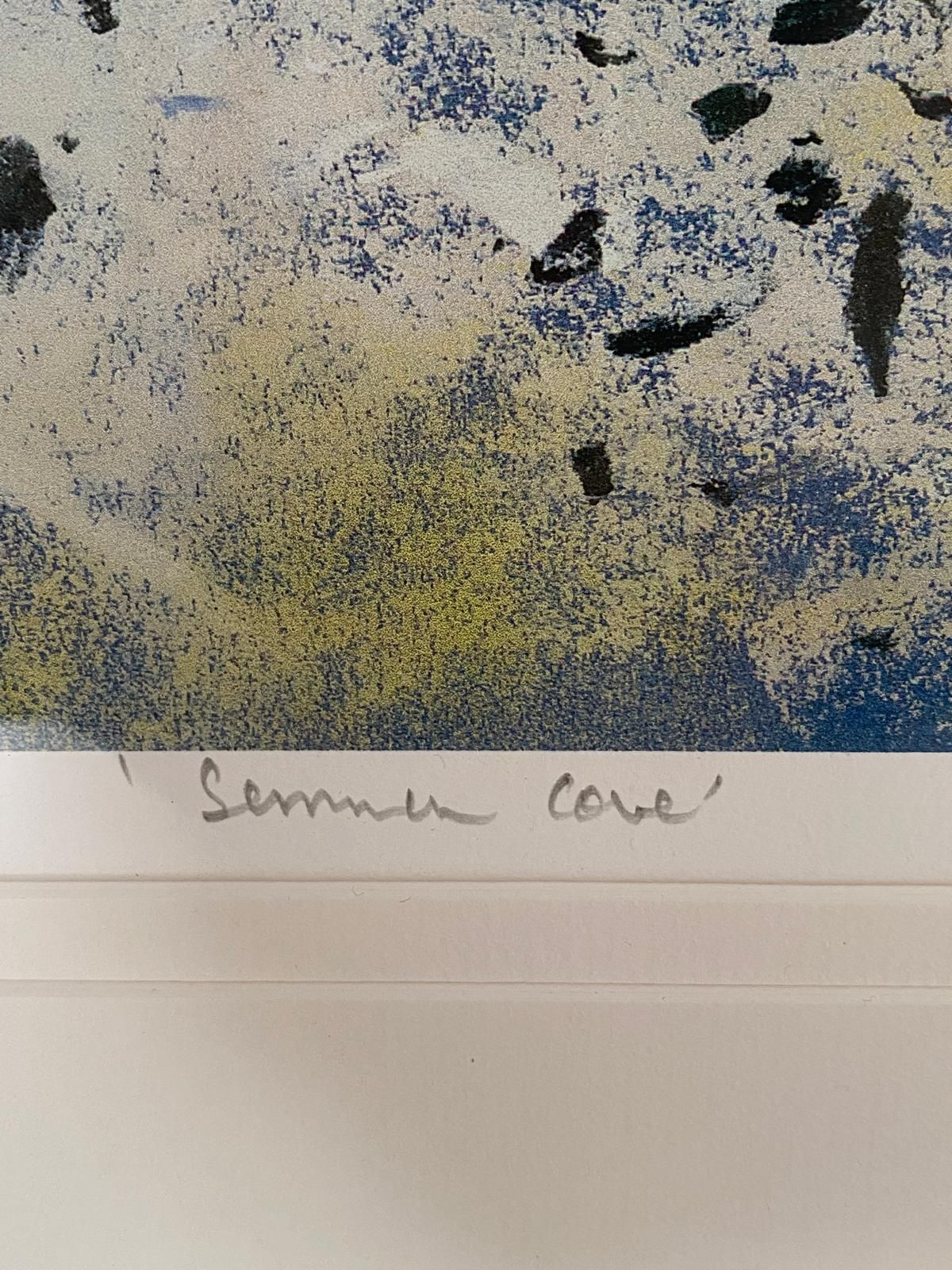 Framed Signed Limited Edition Print "Sennen Cove" By Artist Tony Allain 95/195 photo Art
