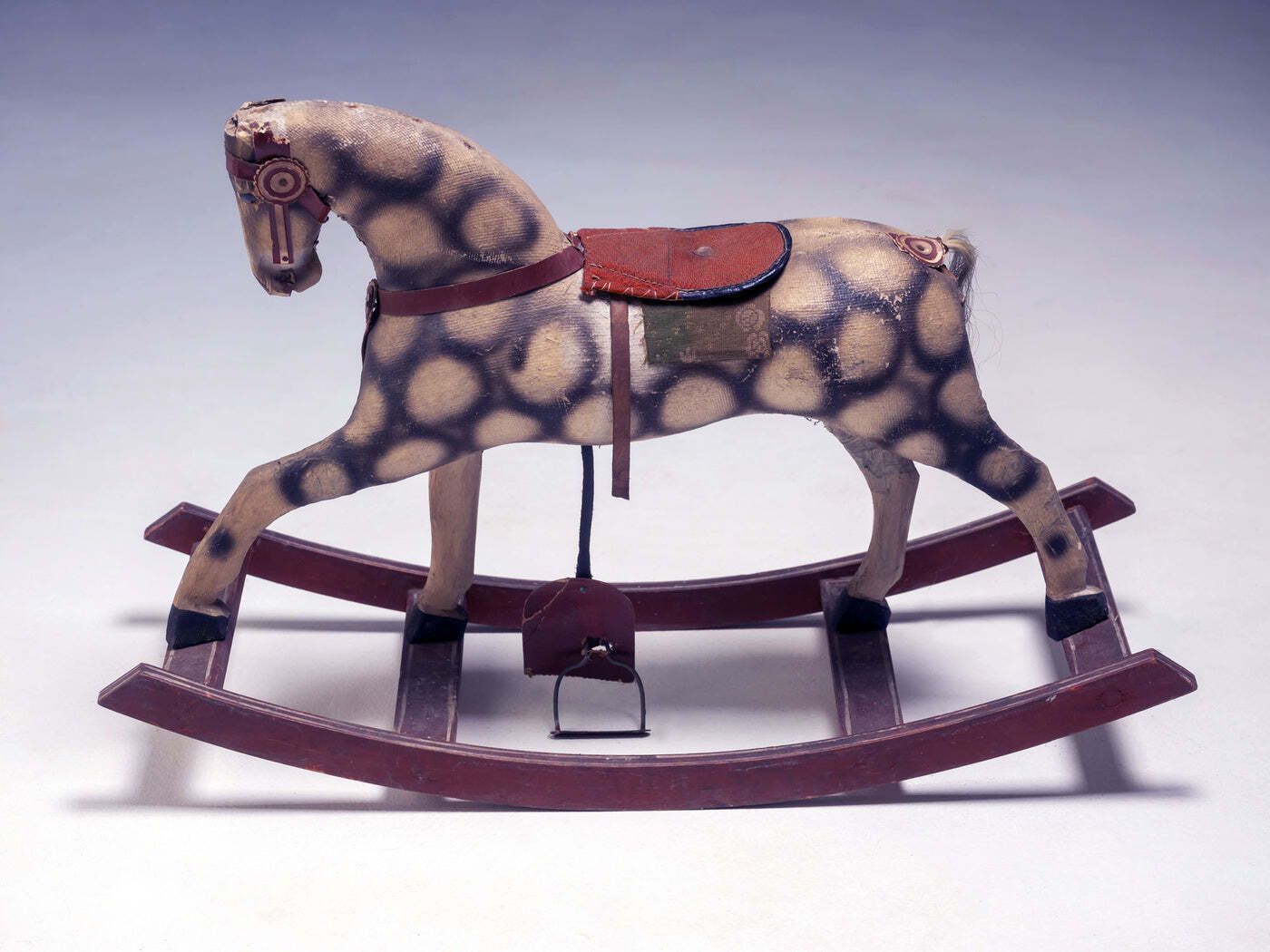 Antique Rocking Horse, 1940s, Czechoslovakia photo vintage