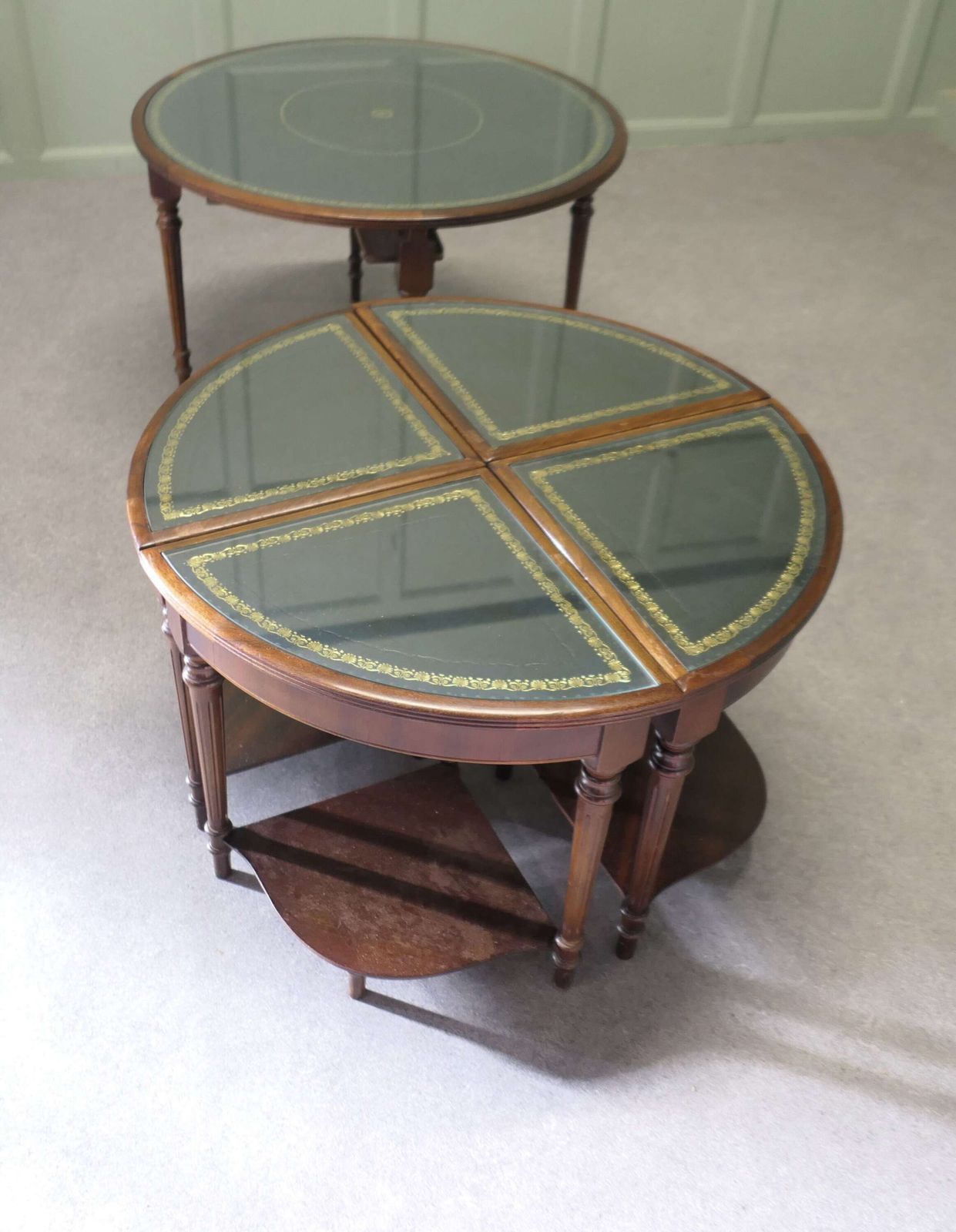 Unusual Circular Nest Of Library Tables This Is A Very Unusual Set Of Tables photo buy