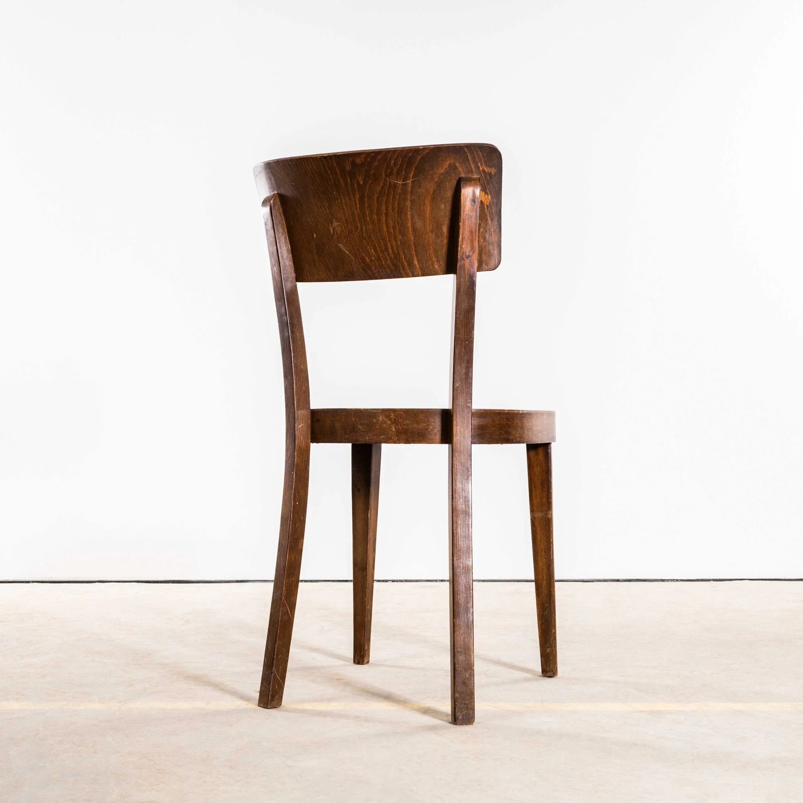 1950’s Harlequin Shield Back Bentwood Dining Chairs – Set Of Sixteen photo vintage