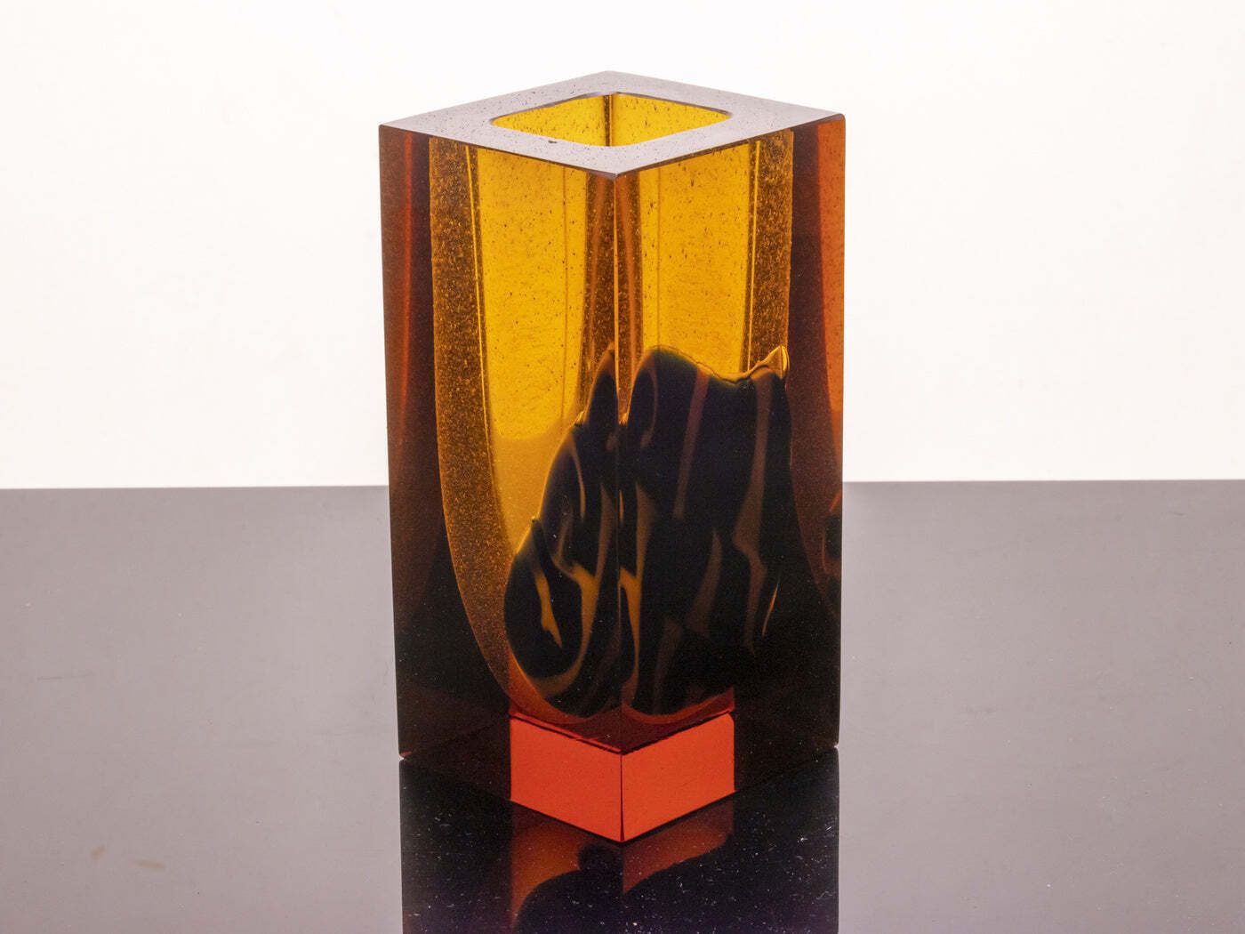 Vase, Jiří šuhájek, Exbor, 1980s, Czechoslovakia photo furniture
