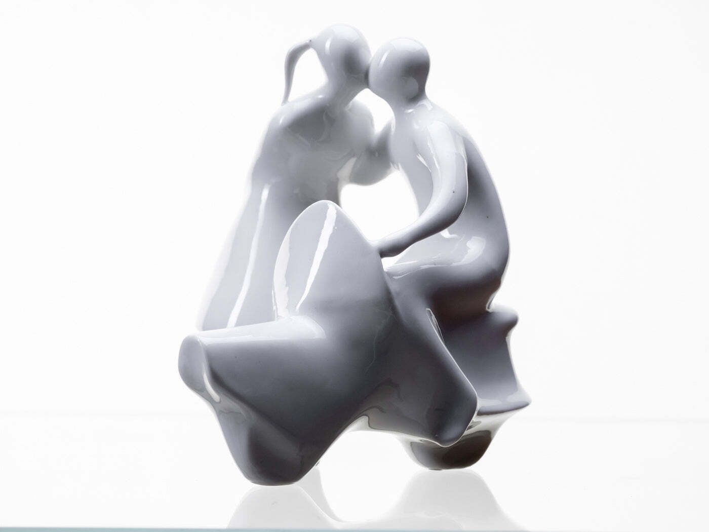 Lovers With A Truncheon, Jiří černoch, Royal Dux, 2000s, Czech Republic photo for sale