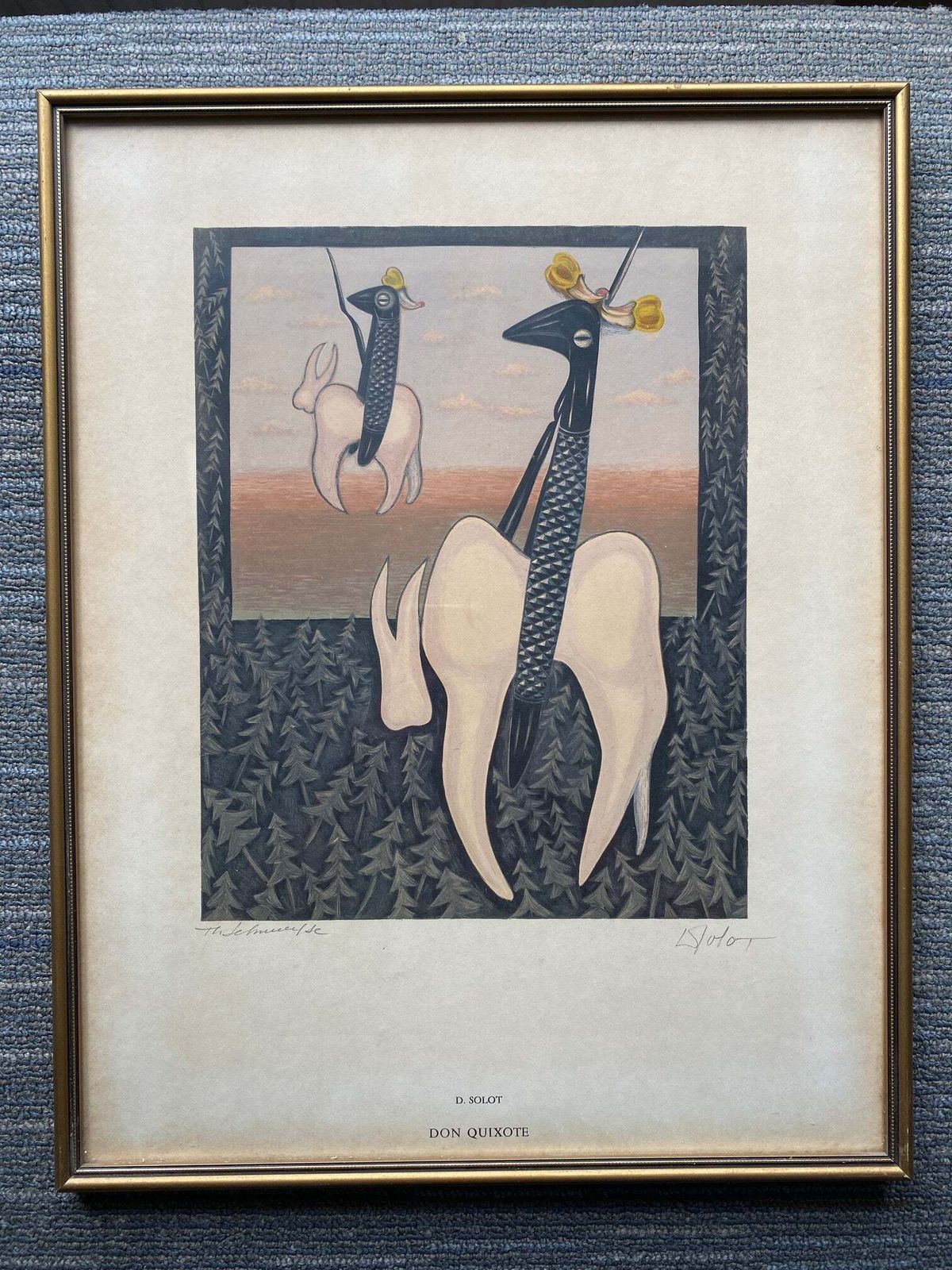 A Set Of 8 Original Lithographs By D Solot   Dentist & Artist (French) photo Art