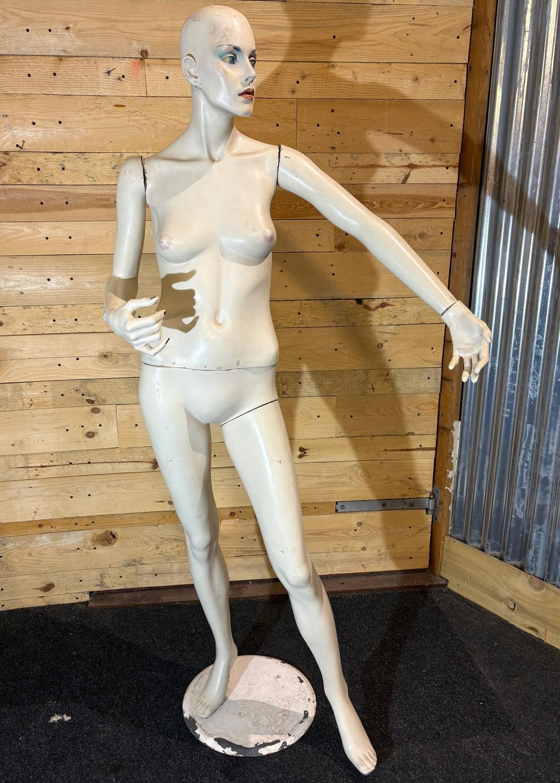 Vintage Belgian John Nissen Fibreglass Mannequin, C.1978–85 photo furniture