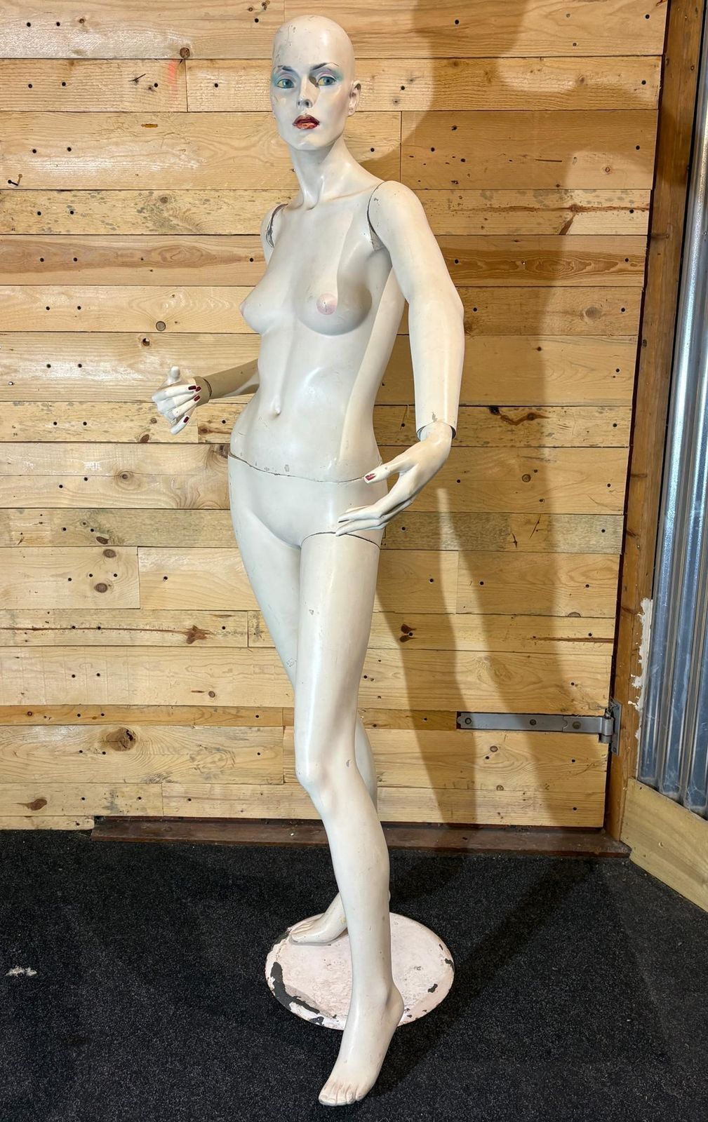 Vintage Belgian John Nissen Fibreglass Mannequin, C.1978–85 photo for sale