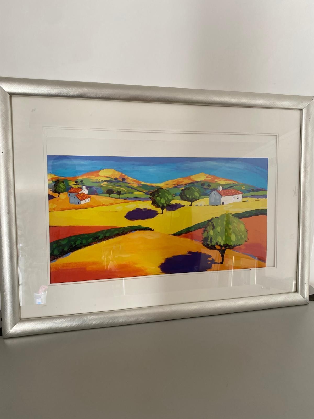 Framed Signed Limited Edition Print "Fireblaze II" By Artist Richard Parageter (97 Of 250)