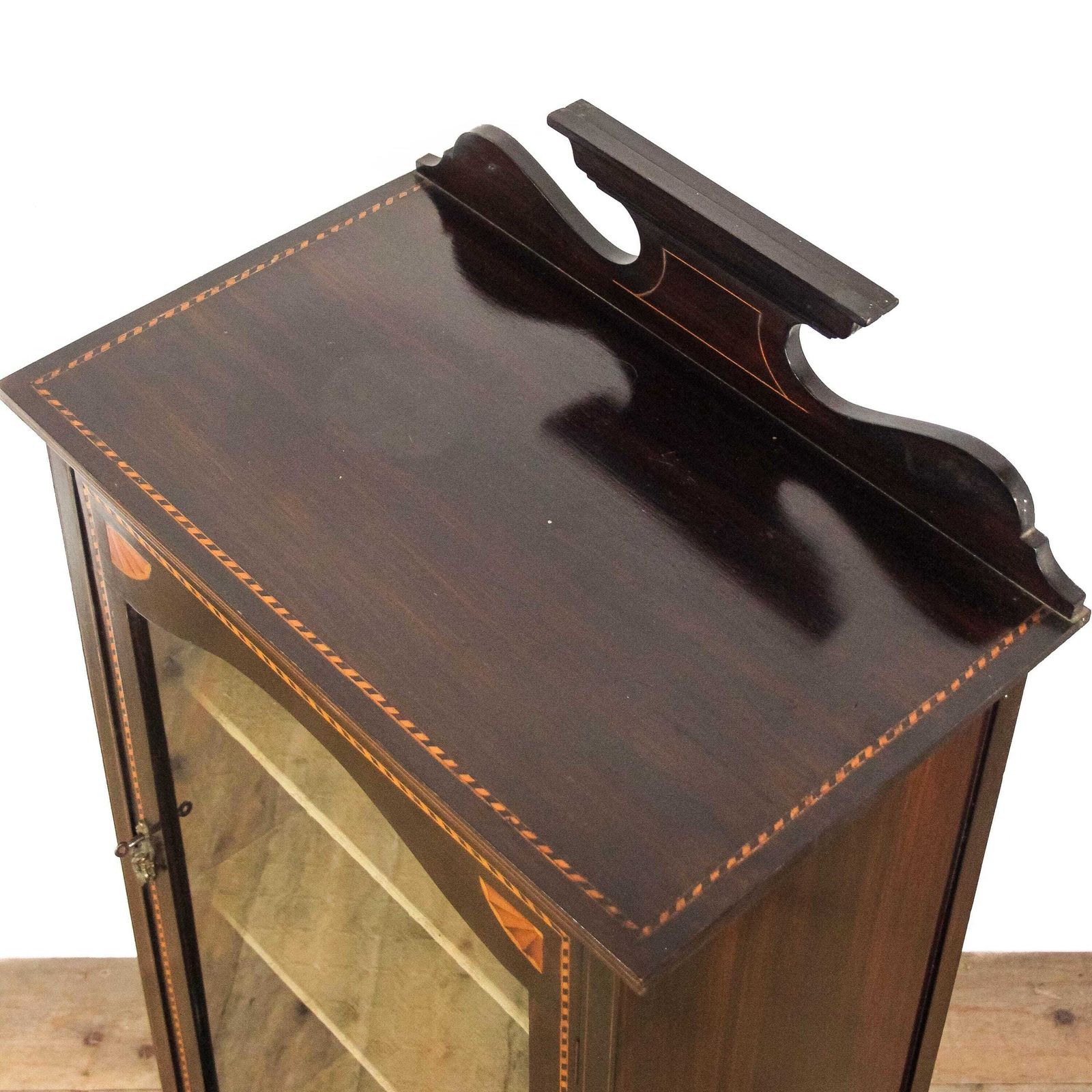 Edwardian Mahogany Inlaid Display Cabinet | Antiques | Antique Cabinet | Antique Storage | Display Cabinet (M 6514) photo 495.0