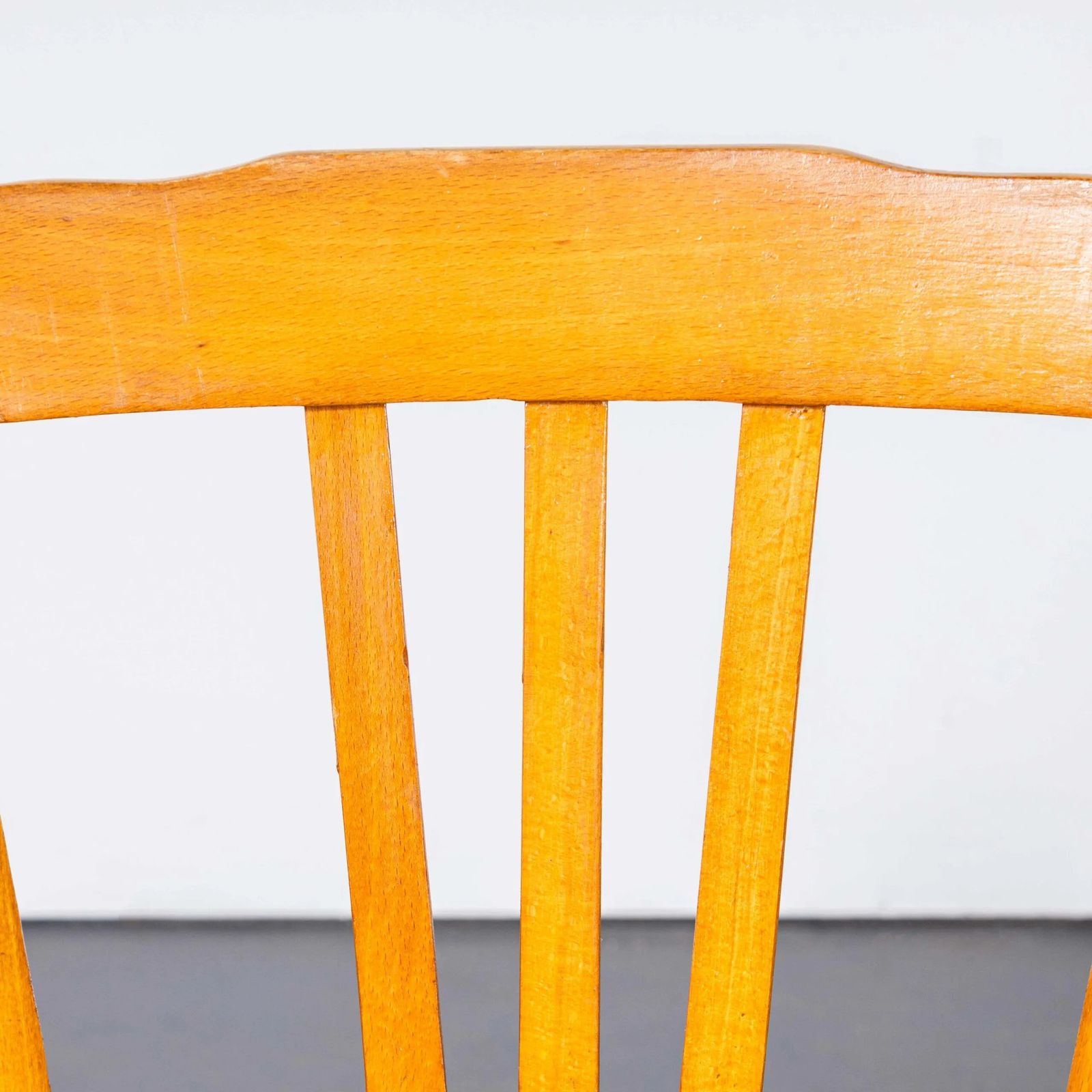 1950’s Original Luterma Slat Back Farmhouse Dining Chairs – Pair photo 300.0