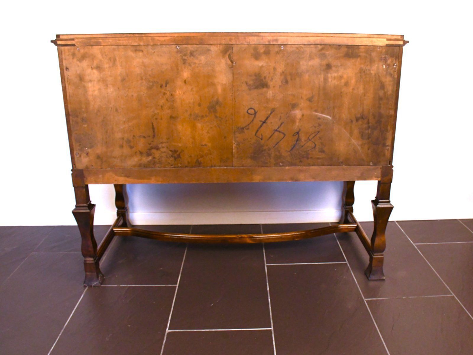 2405.0 Swedish Grace Flamed Birch Sideboard From Seffle Möbelfabrik, Late 1920s photo