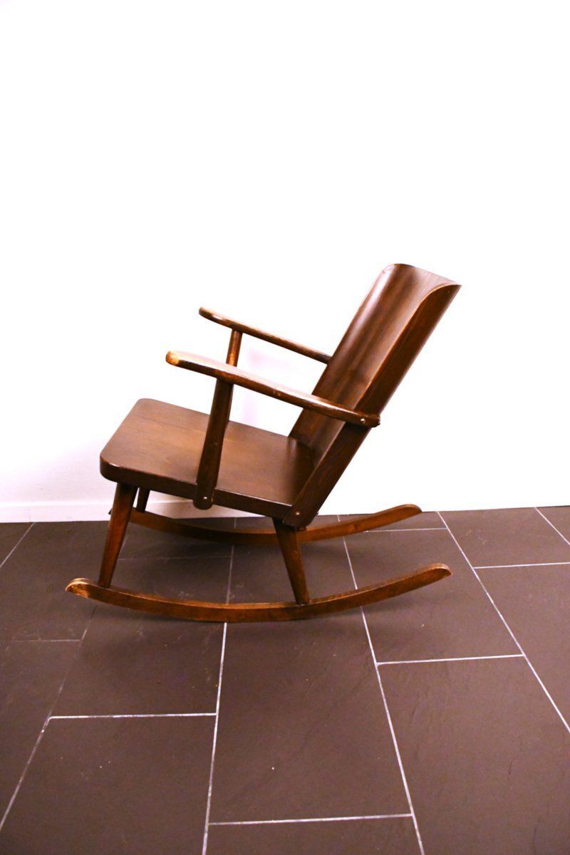 Swedish Modern Pine Rocking Chairs By Göran Malmvall For Svensk Fur, 1940s, Set Of 2 photo 3510.0