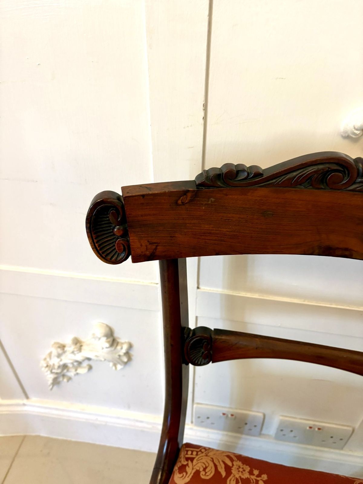 Antique Set Of Six Quality 19th Century Carved Rosewood Dining Chairs photo vintage