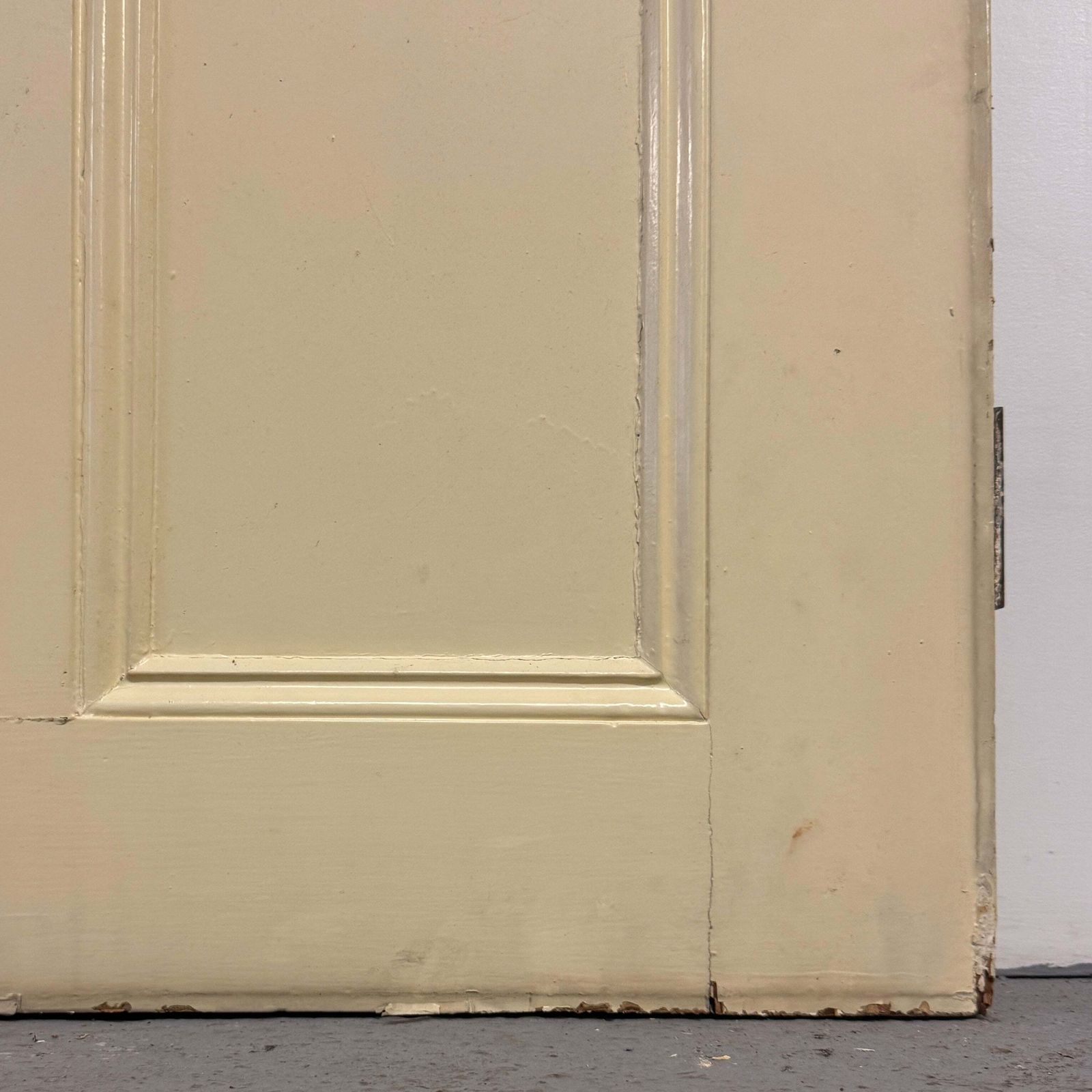 210.0 Antique Four Panel Door 212cm X 91.5cm X 4cm photo