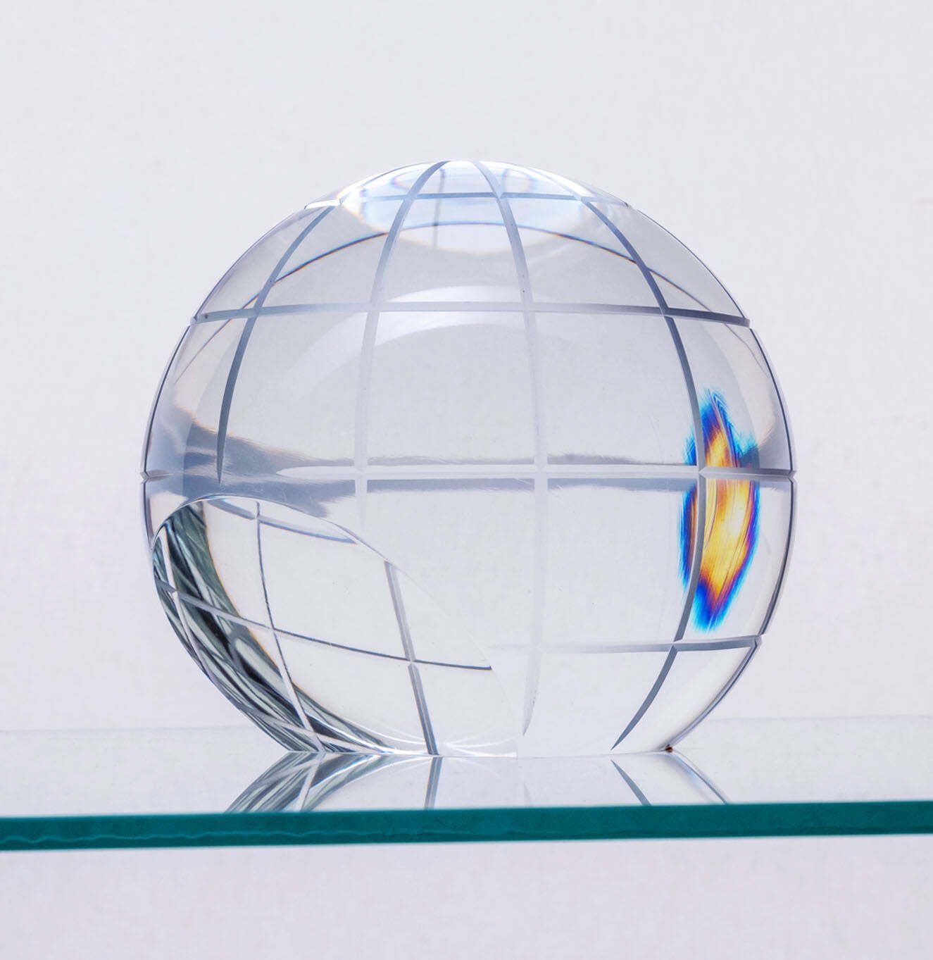Vintage Decoratieve Glazen Bol, Jaren 1970 photo 417.0