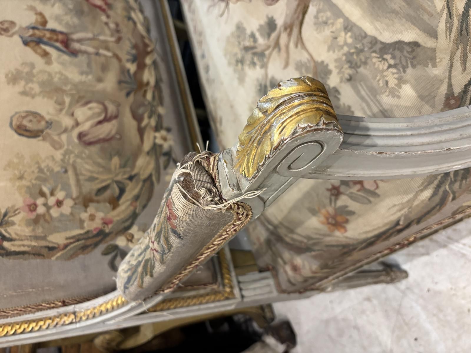 19th Century French Settee, 1800s photo for sale