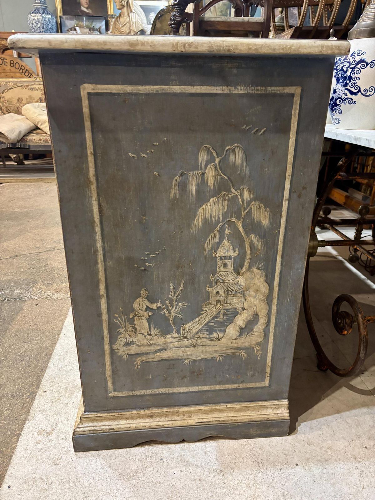 18th Century Italian Chinoiserie Decorated Chest Of Drawers photo Furniture