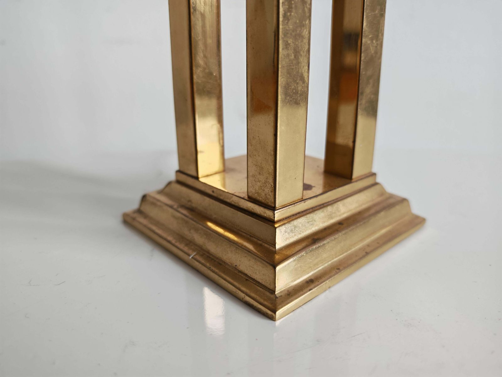 Hollywood Regency Table Lamp In Gilt Brass In Style Of Willy Rizzo, Italy 1960s photo buy