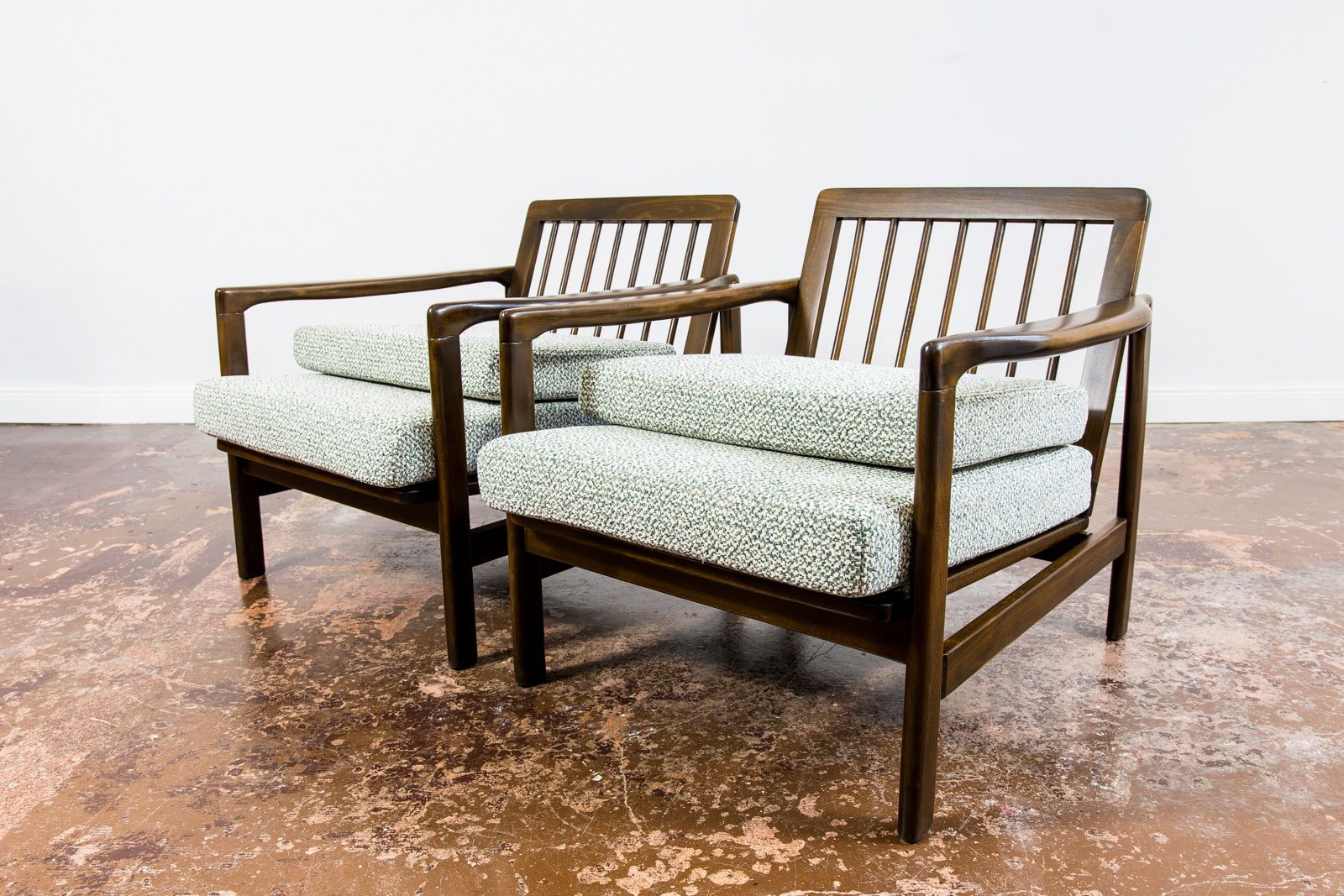 Vintage Club Chairs By Zenon Bączyk, 1960's, Set Of 2 photo furniture
