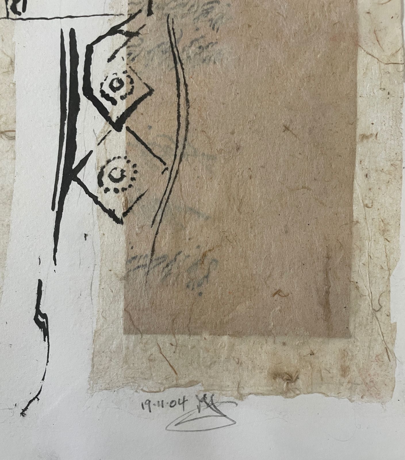"Love Letter" Ink On Mulberry Paper, Peter Jackson B1930 photo 345.0