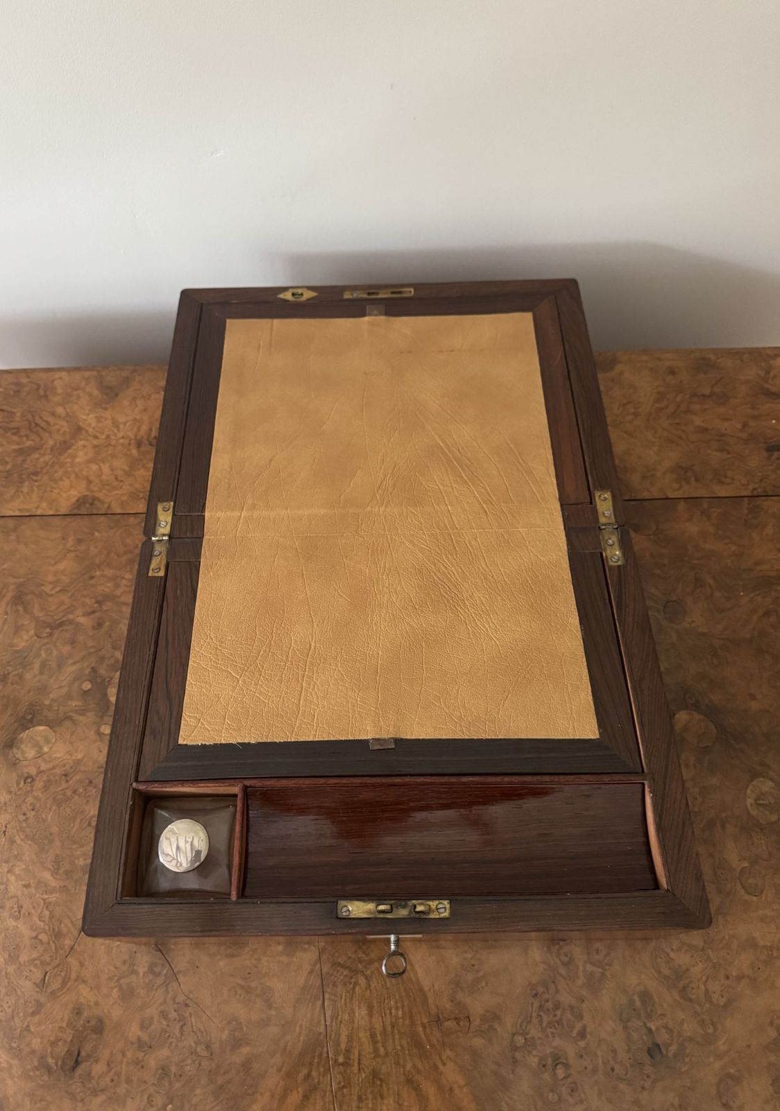 Wonderful Quality Antique Rosewood Writing Slope photo furniture