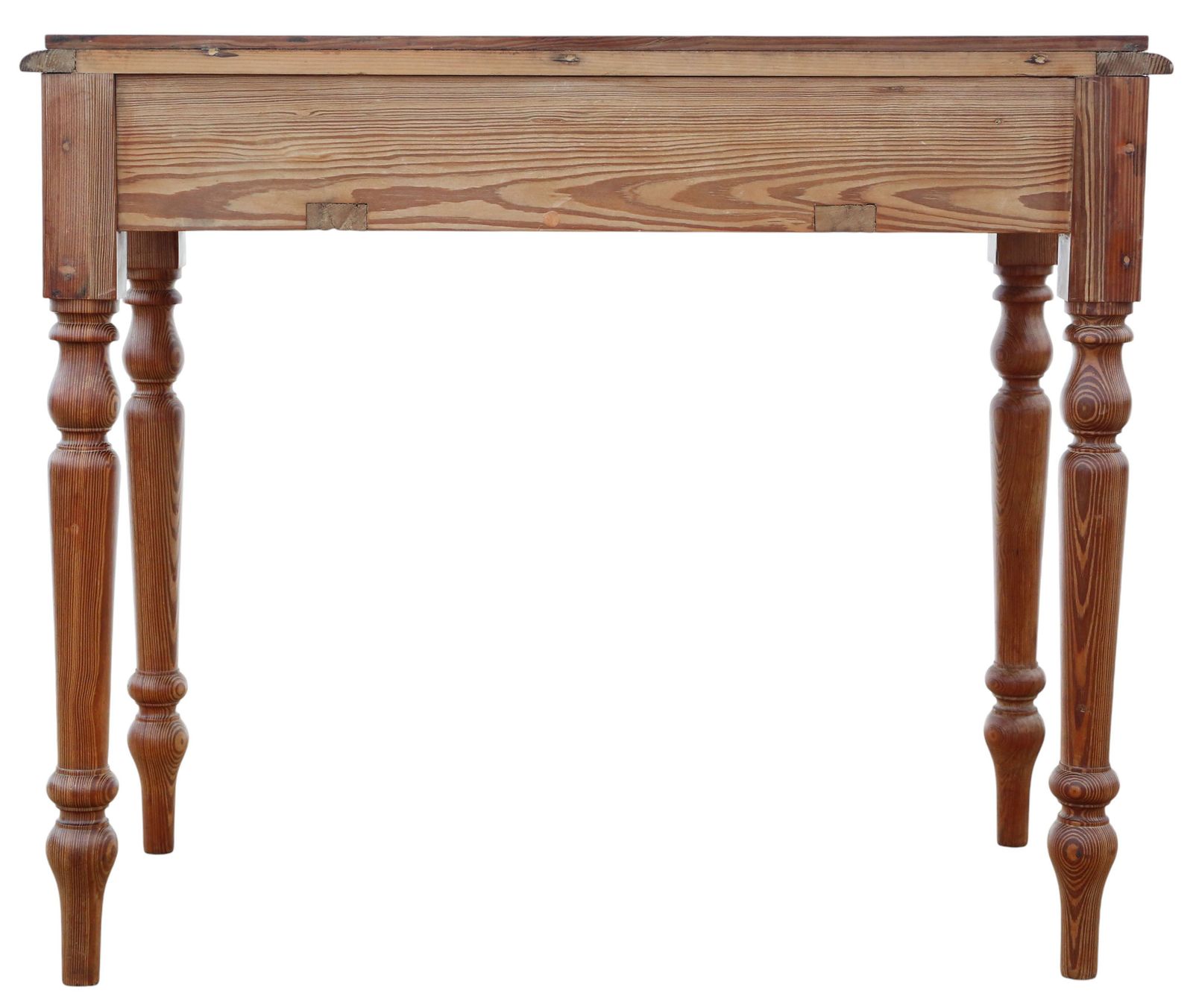 Antique 19th Century Pitch Pine Desk / Writing Table – Side Or Dressing Occasional Table photo buy
