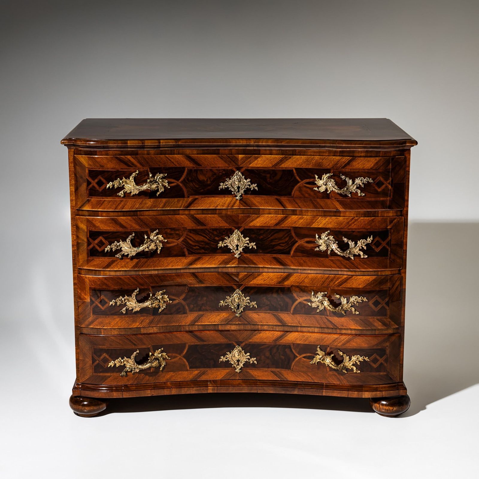 Baroque Chest Of Drawers, Mid 18th Century