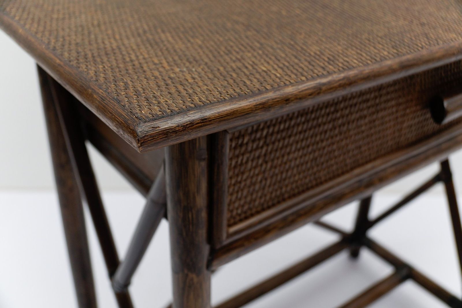 Italian Chest Of Drawers Made Of Bamboo And Rattan, 1970s photo buy