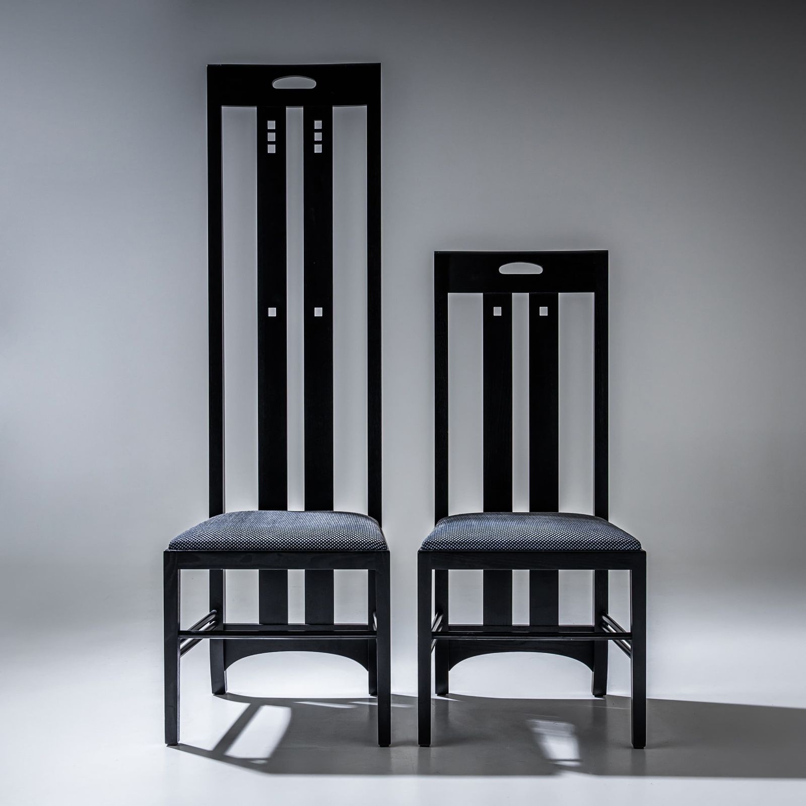 Dining Room Suite, Model Ingram, By Charles Rennie Mackintosh, Cassina Edition, Italy, 1970s/80s photo buy