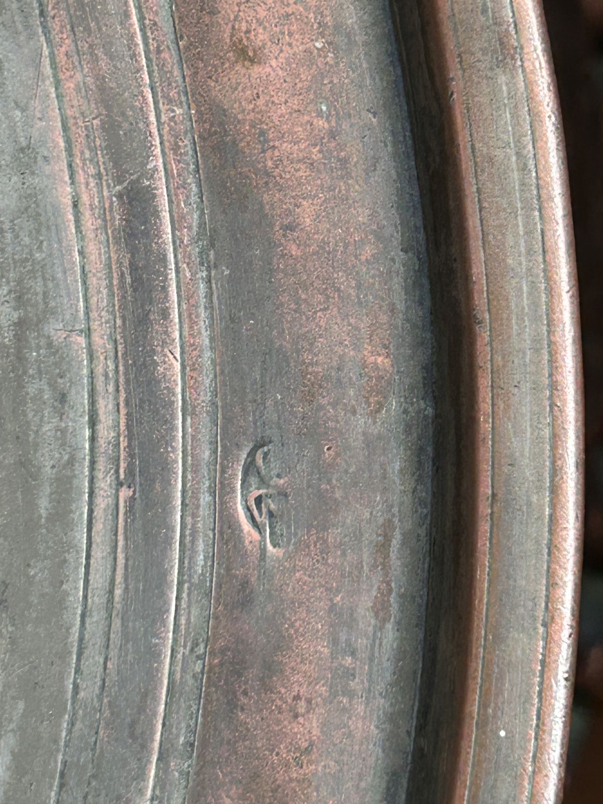 photo furniture 18th/19th Century Ottoman Turkish Brazier Tinned Copper & Brass Handles