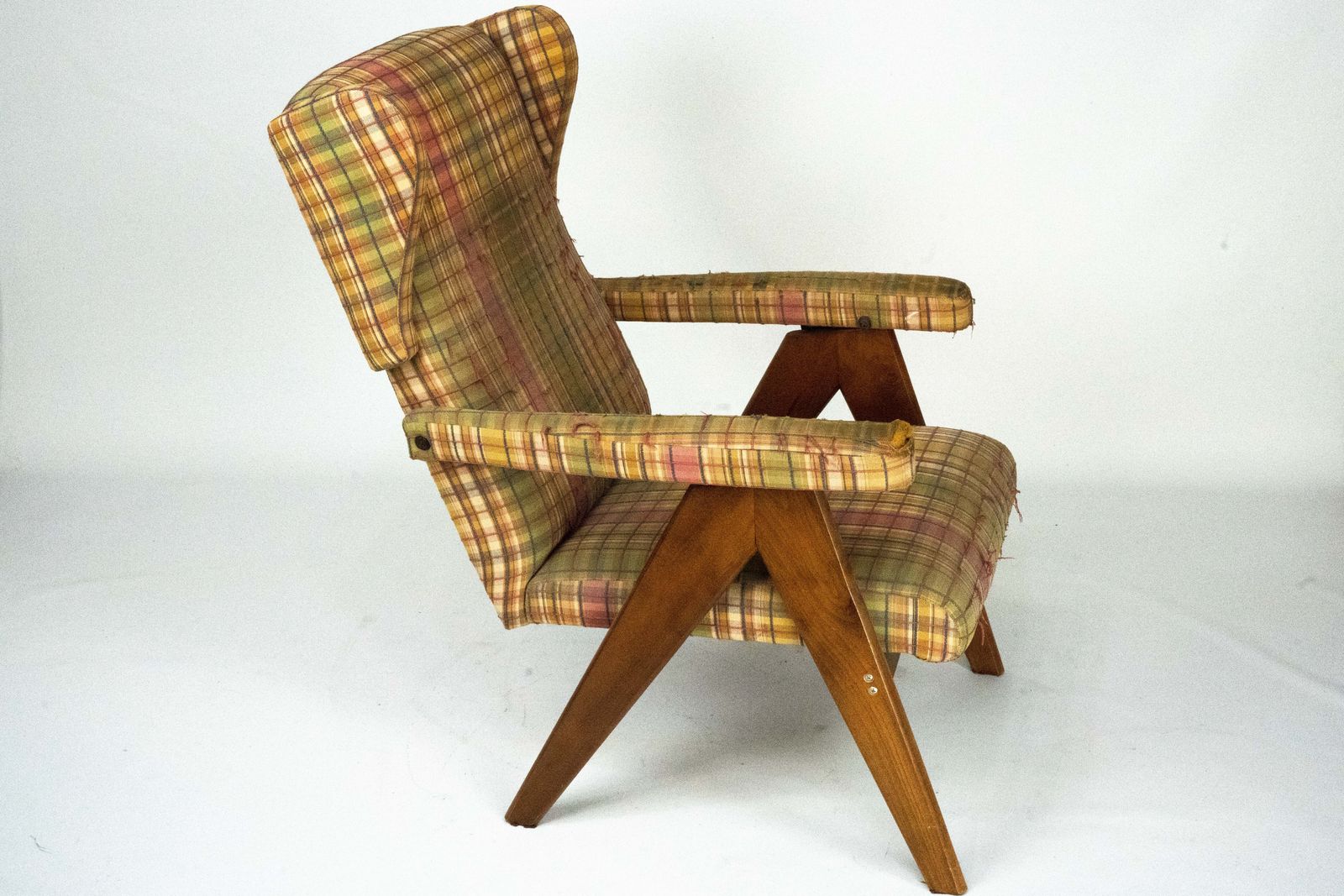 photo for sale Italian Mid Century Modern Reclining Armchair, 1960s