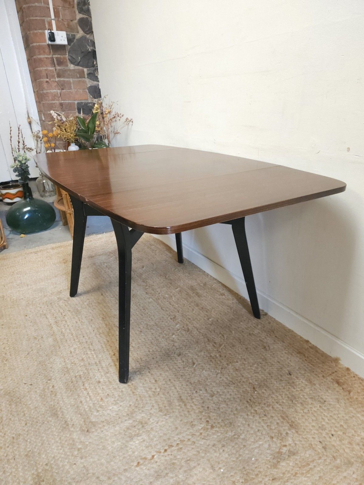 G Plan Dining Table Librenza Mid Century Drop Leaf Tola Wood Retro Delivery photo for sale