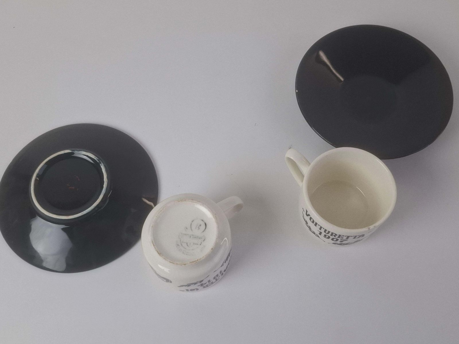 Midcentury Ditmar Urbach Czechoslovak Porcelain Cup And Saucer Set photo vintage