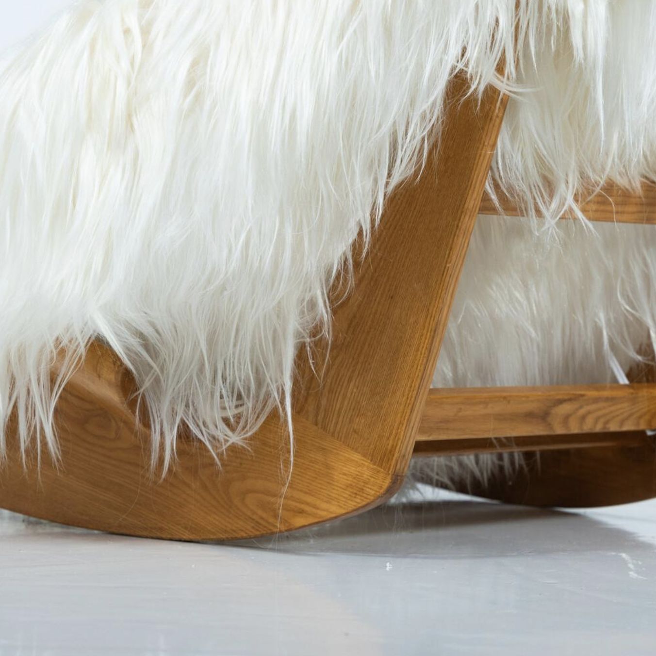 “Yeti” Pop Art Rocking Chair By Mario Scheichenbauer, Circa 1968 photo vintage
