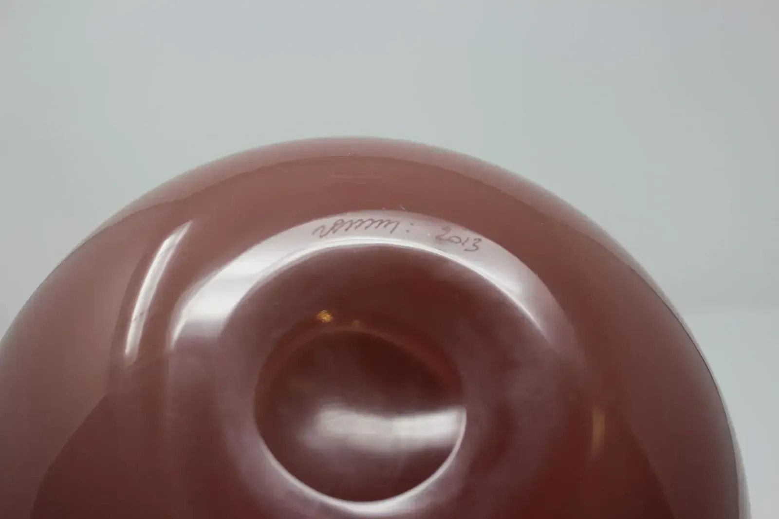 Lilac Opalino Vase By Venini Of Murano photo 669.0